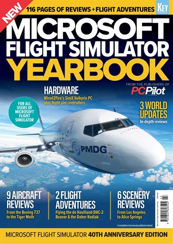 Microsoft Flight Simulator Yearbook 2023 issue Microsoft Flight Simulator Yearbook 2023