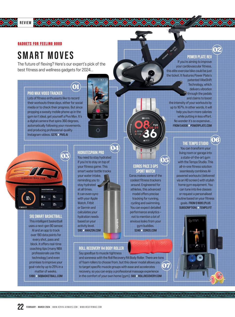 MSAFIRI – Kenya Airways Inflight Preview Pages