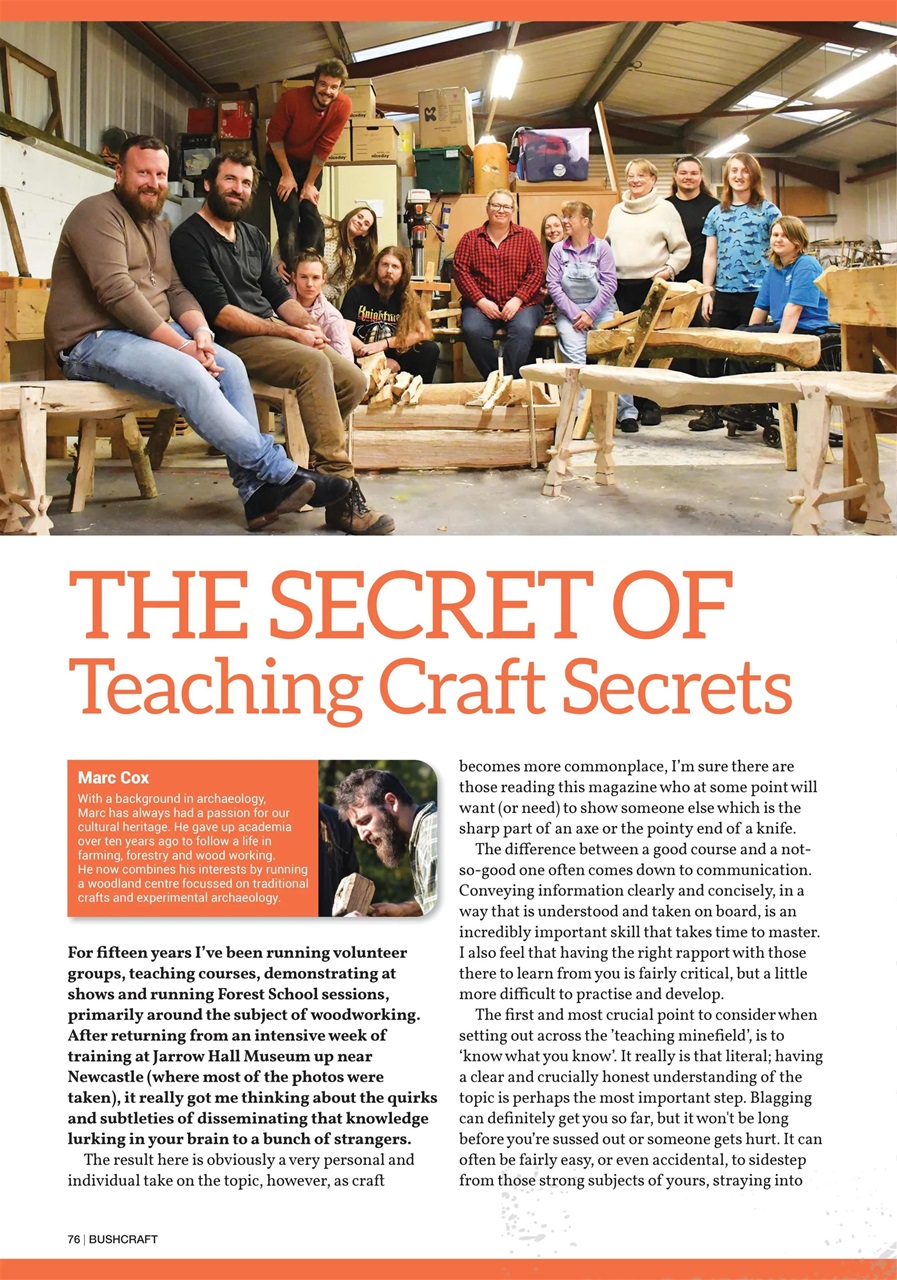 Bushcraft & Survival Skills Magazine Preview Pages