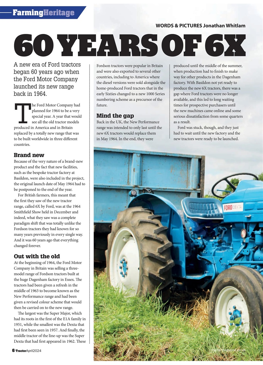 Tractor & Farming Heritage Magazine Preview Pages