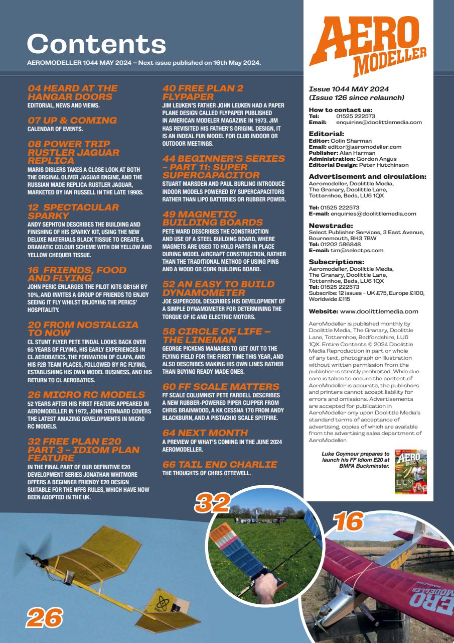 AeroModeller Preview Pages