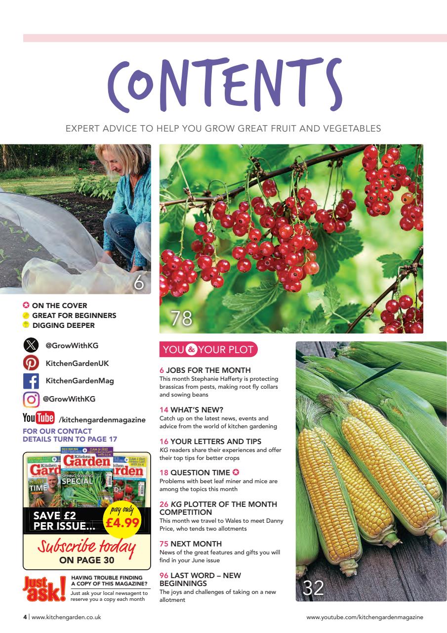 Kitchen Garden Magazine Preview Pages