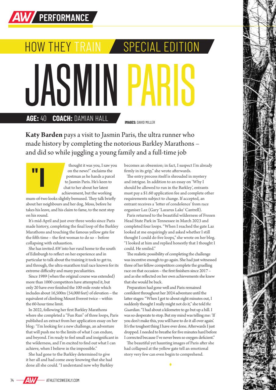 AW – Athletics Weekly Magazine Preview Pages