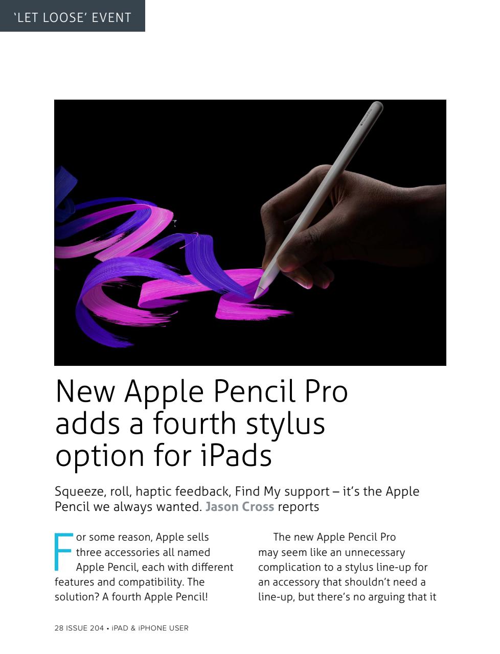 iPad and iPhone User Preview Pages