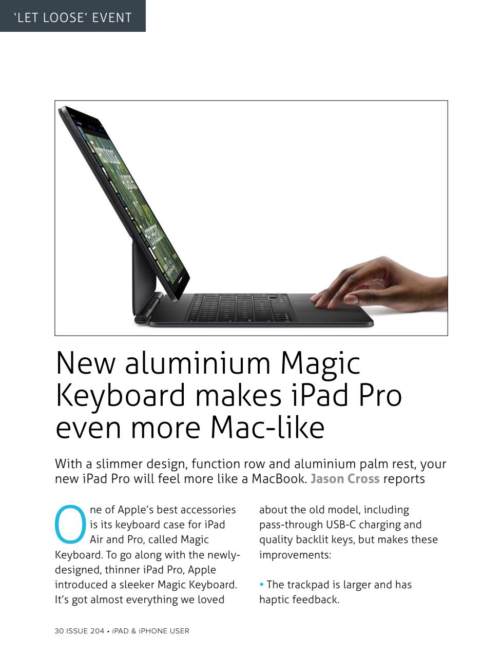 iPad and iPhone User Preview Pages