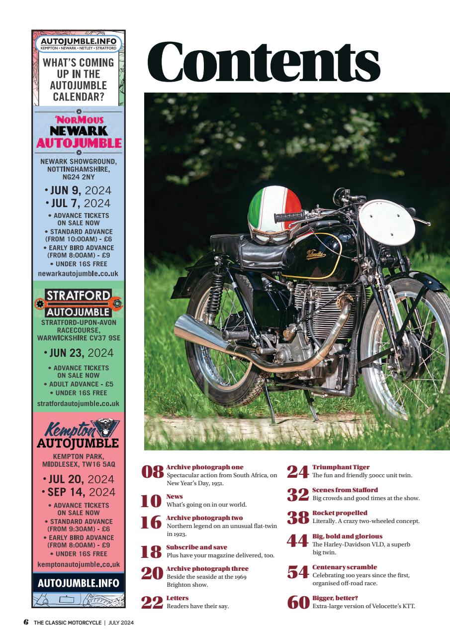 The Classic MotorCycle Preview Pages