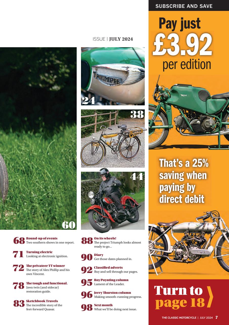 The Classic MotorCycle Preview Pages