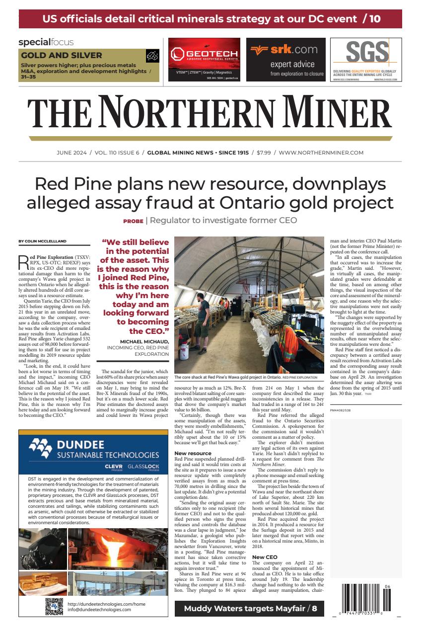 The Northern Miner Preview Pages