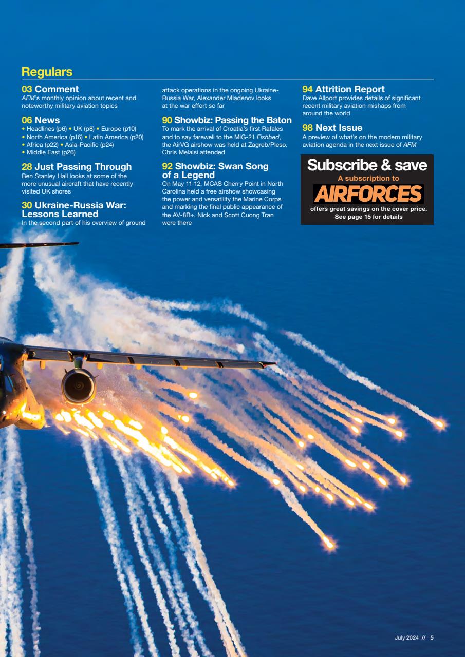 AirForces Monthly Preview Pages