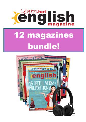 12-pack Learn Hot English magazine offer issue 12-pack Learn Hot English magazine offer