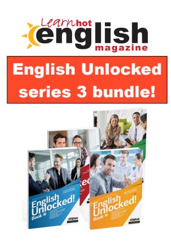 English Unlocked series 3 special OFFER 4 books issue English Unlocked series 3 special OFFER 4 books