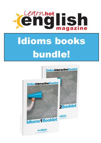 Idioms books 1 and 2 issue Idioms books 1 and 2