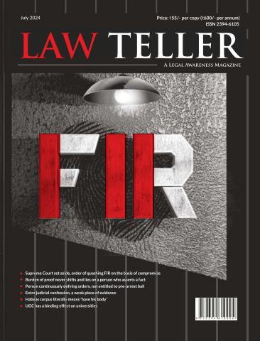 Lawteller – A Legal Awareness Magazine issue July 2024
