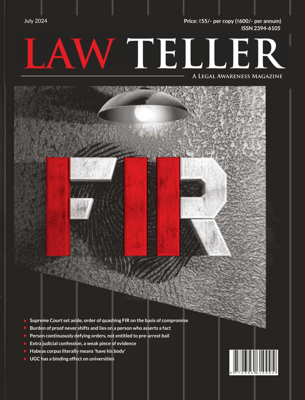 Lawteller – A Legal Awareness Magazine Preview Pages