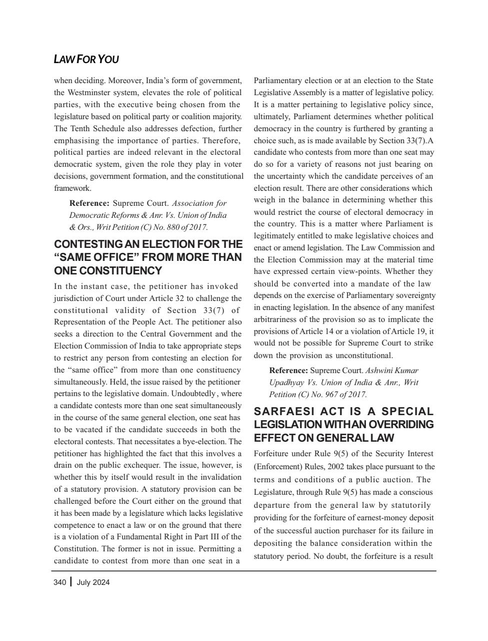 Lawteller – A Legal Awareness Magazine Preview Pages