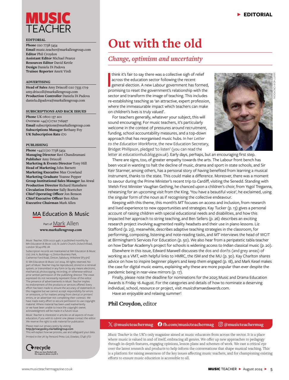 Music Teacher Preview Pages