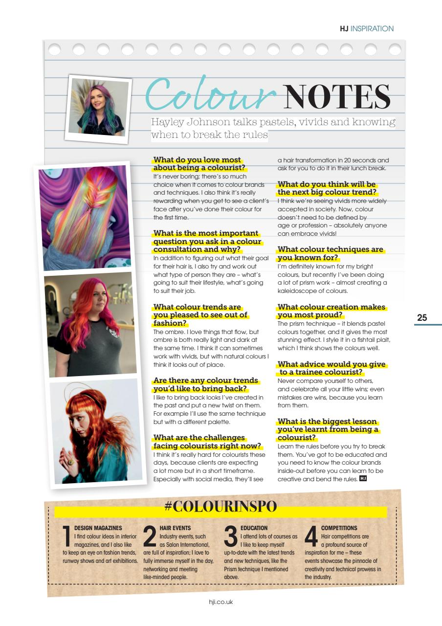 Hairdressers Journal Preview Pages