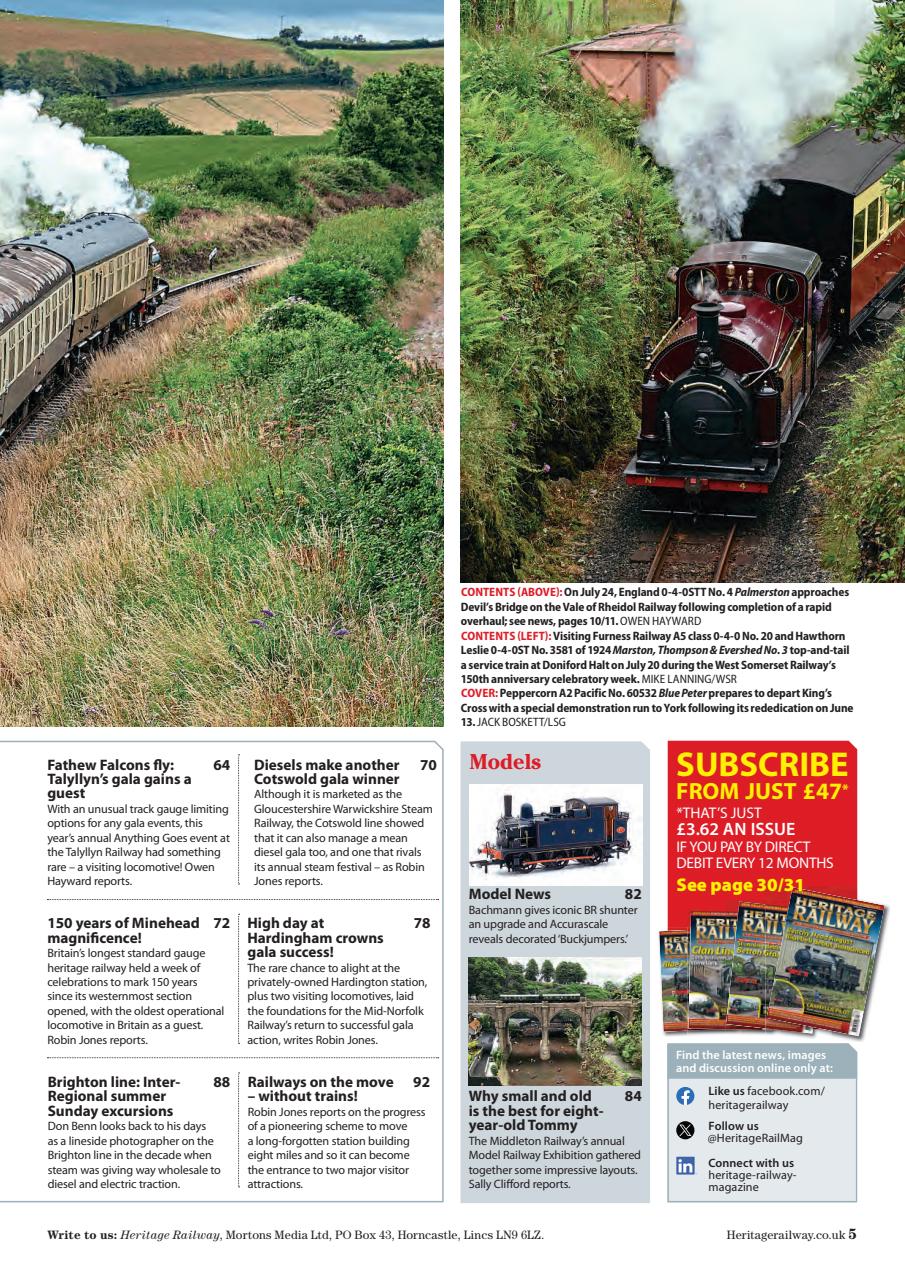 Heritage Railway Preview Pages