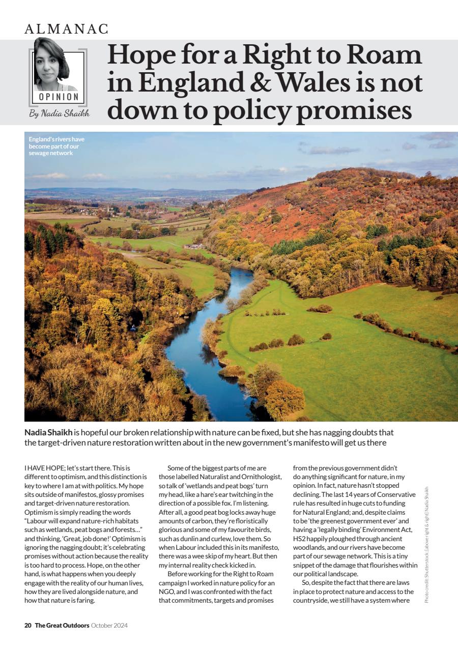 TGO - The Great Outdoors Magazine Preview Pages