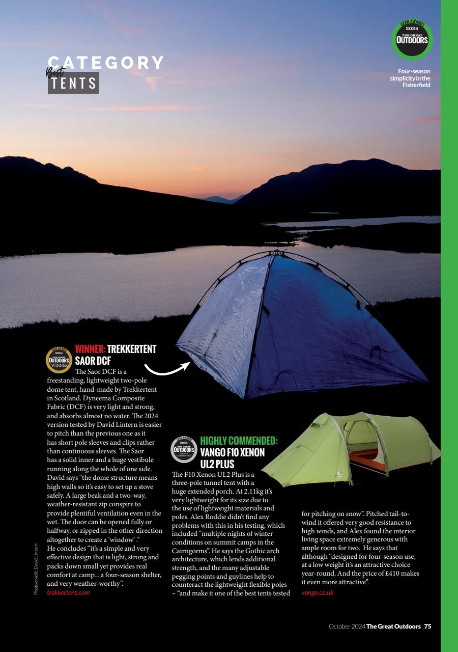TGO - The Great Outdoors Magazine Preview Pages