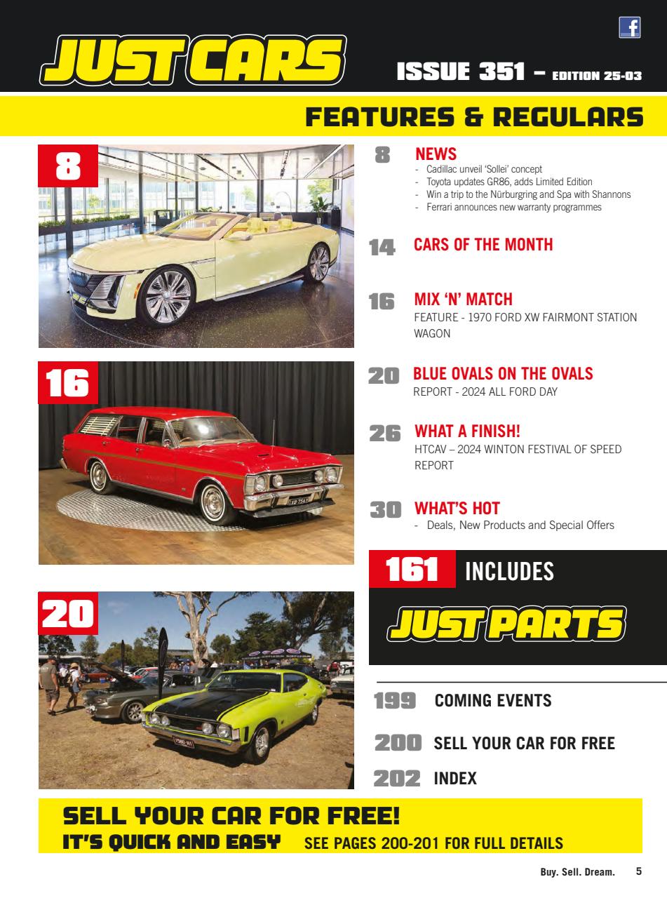 JUST CARS Preview Pages