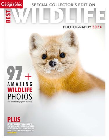 Canadian Geographic Best of Wildlife Photography 2024 issue Canadian Geographic Best of Wildlife Photography 2024