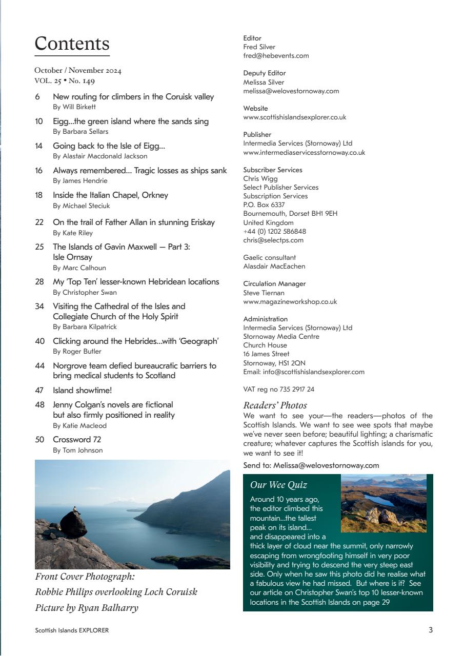 Scottish Islands Explorer Preview Pages