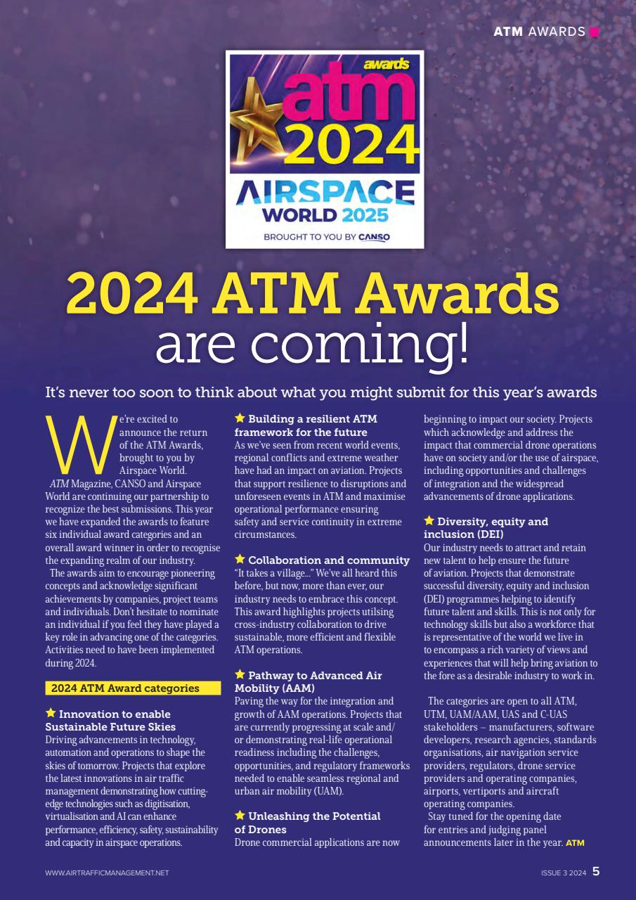 Air Traffic Management Preview Pages