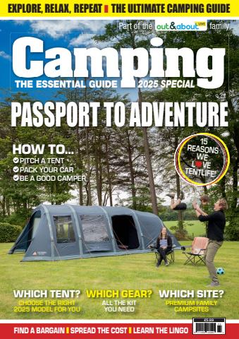 Essential Guide to Camping 2025 issue Essential Guide to Camping 2025