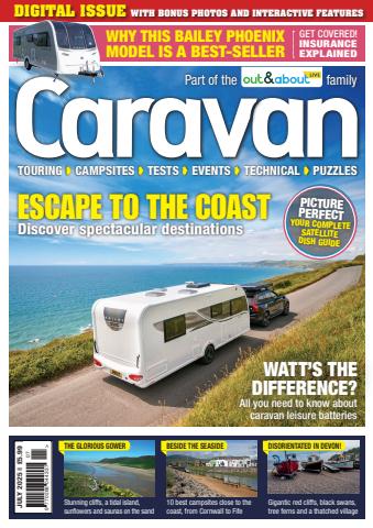 Escape to the coast - Caravan July 2025 issue Escape to the coast - Caravan July 2025