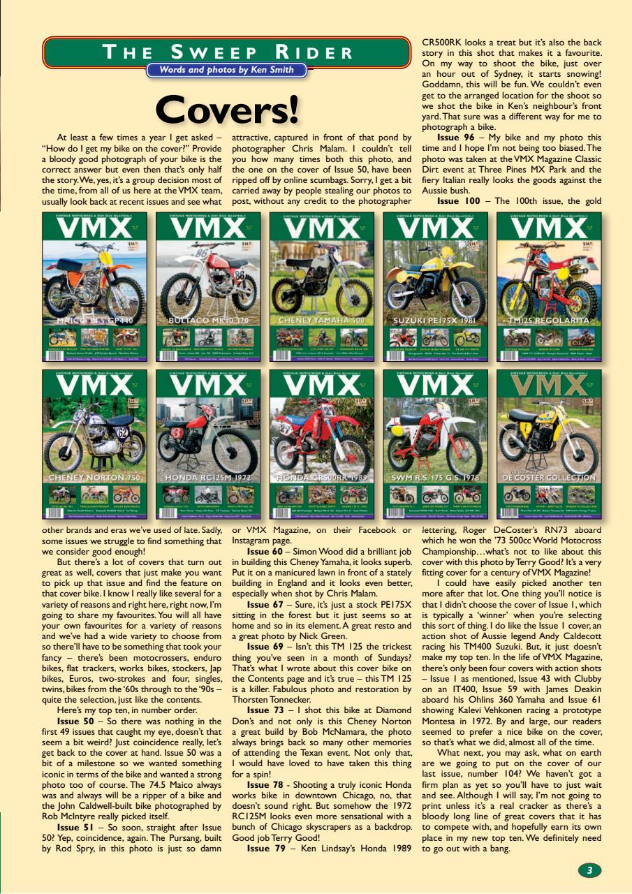 VMX Magazine Preview Pages