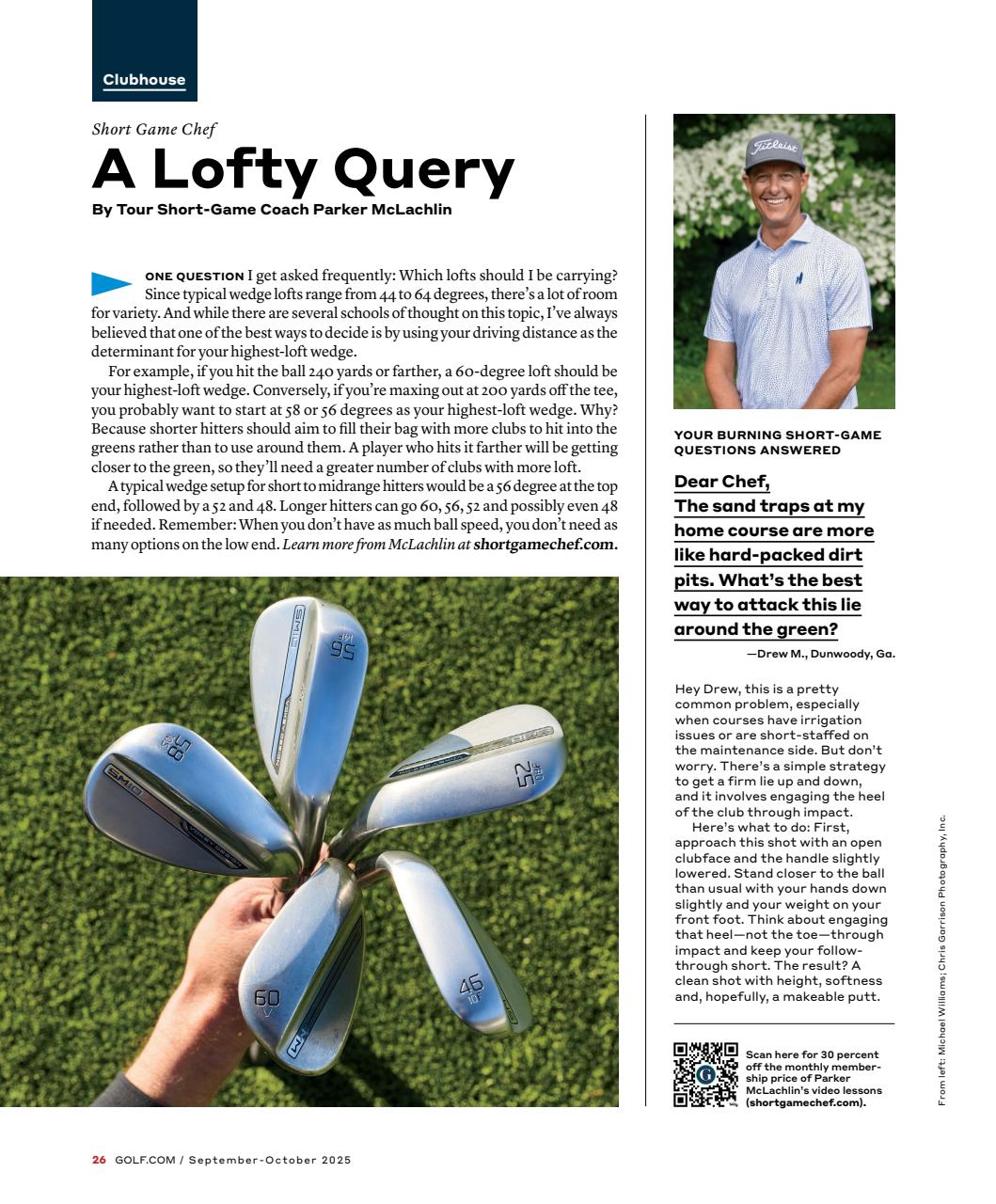 Golf Magazine Preview Pages