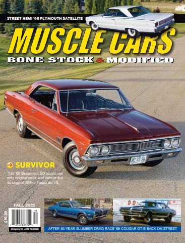 Muscle Cars issue FALL 2025