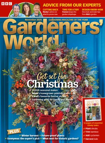 BBC Gardeners’ World Magazine issue November 2025