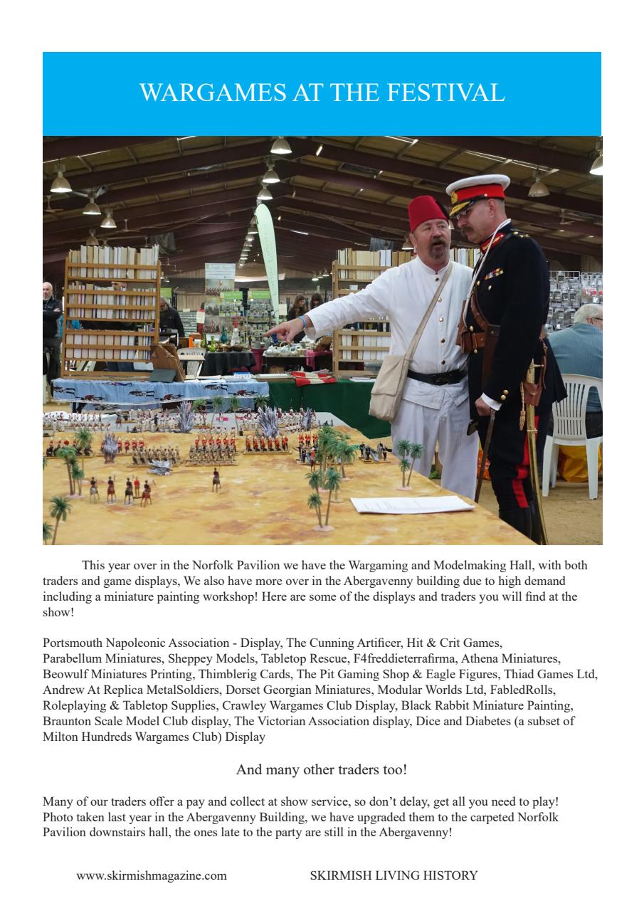 Skirmish Living History Preview Pages