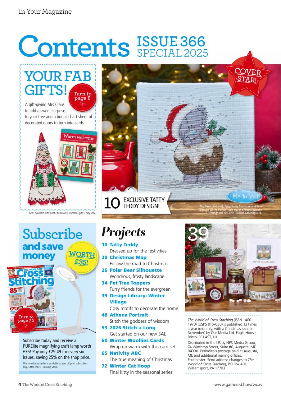 The World of Cross Stitching Preview Pages