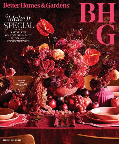 Better Homes & Gardens (US) issue November 2025