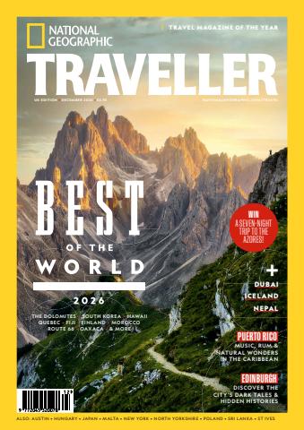 National Geographic Traveller UK issue December 2025