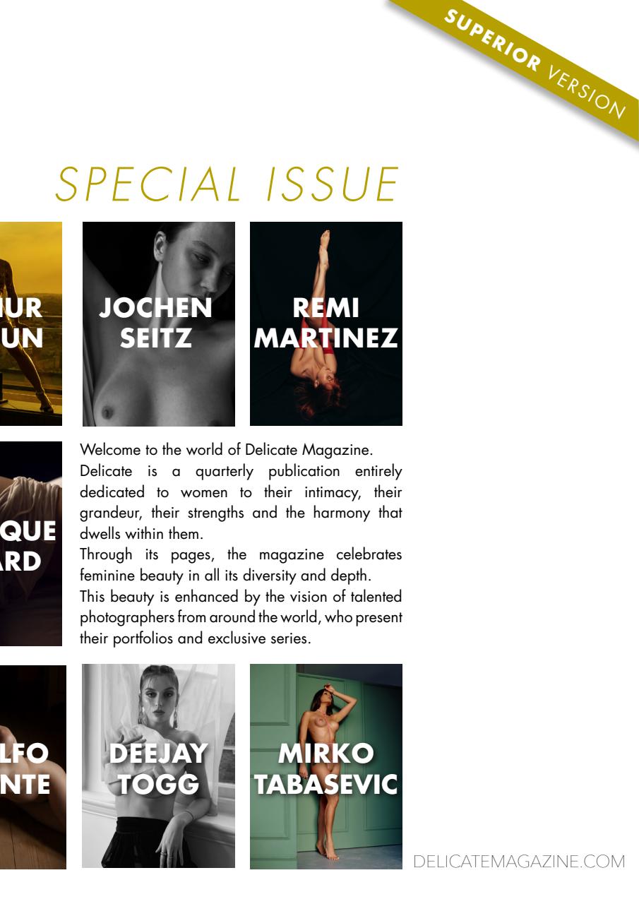 Delicate Magazine Preview Pages