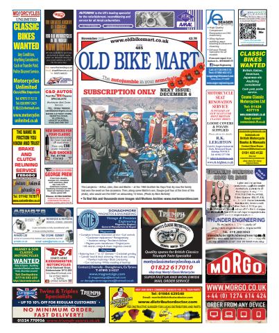 Old Bike Mart issue November 2025