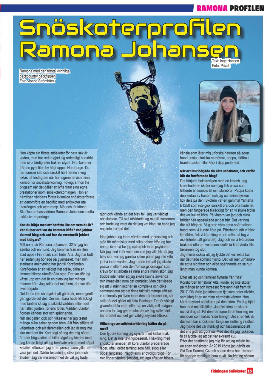 Tidningen Snöskoter Preview Pages