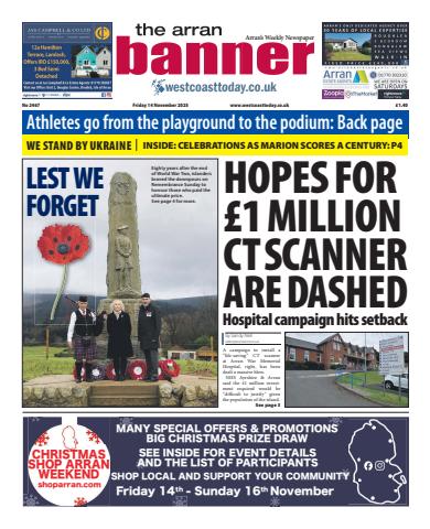 Arran Banner issue Friday, November 14, 2025