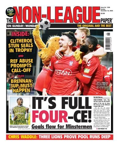 The Non-League Football Paper issue 16th November 2025