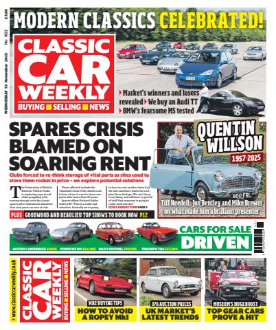 Classic Car Weekly issue 19-Nov-2025