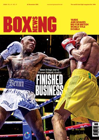 Boxing News issue November 20 2025