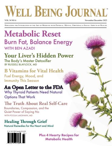 Well Being Journal issue Nov./Dec. 2025