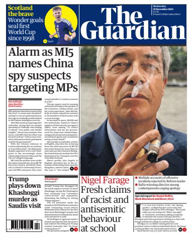 The Guardian Newspaper issue Wednesday, 19 November 2025