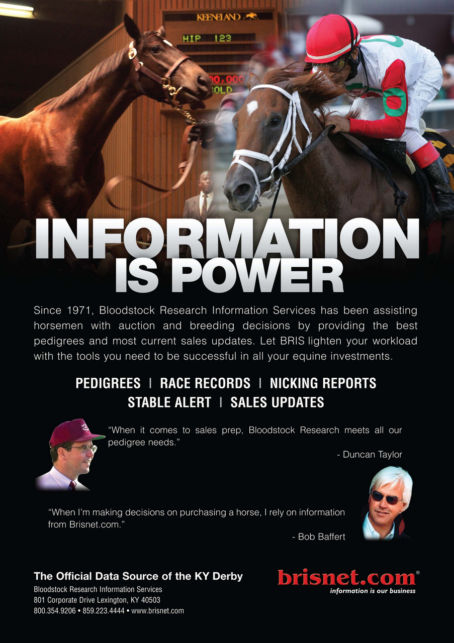 North American Trainer Magazine - horse racing Preview Pages