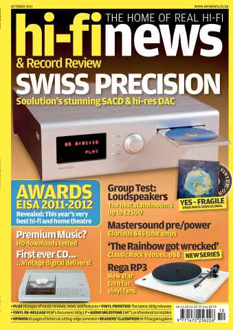 Hi-Fi News issue October 2011