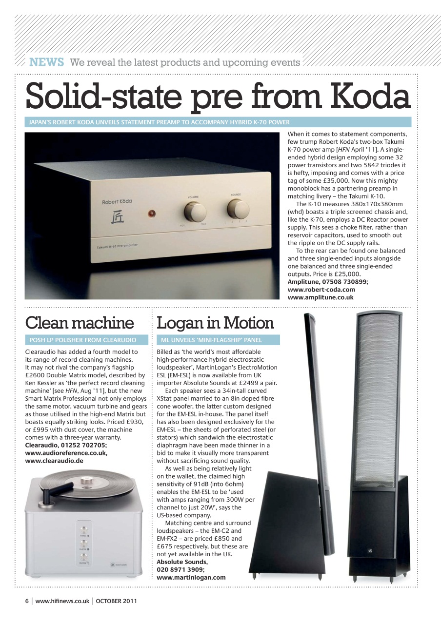 Hi-Fi News Preview Pages